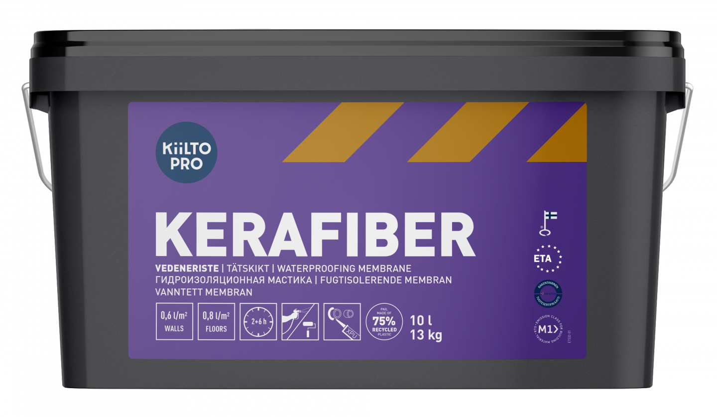 VEDENERISTYS KIILTO KERAFIBER