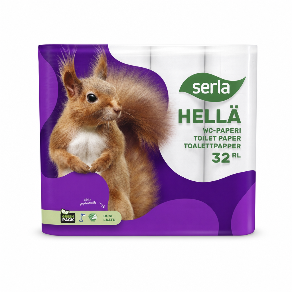 WC PAPERI SERLA HELLÄ