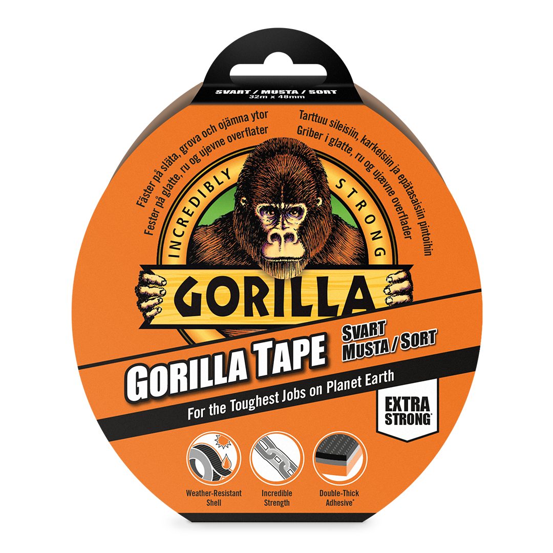 GORILLA TEIPPI MUSTA