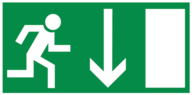 ULOSKÄYNTI ALAS 300X150 MM