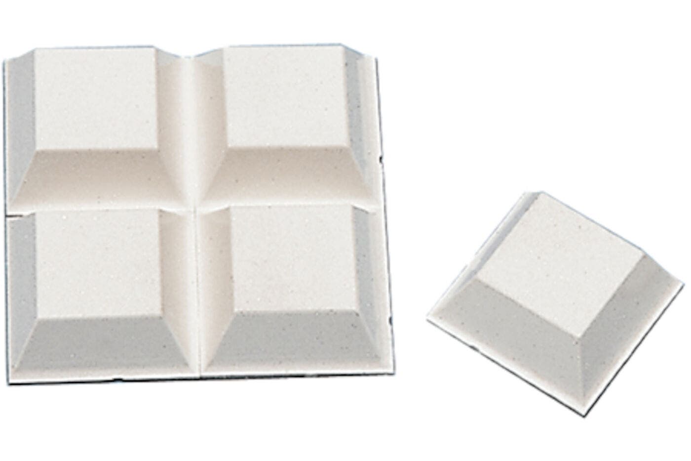 LIIMATTAVAKUMINAPPI VALKOINEN 20X20MM