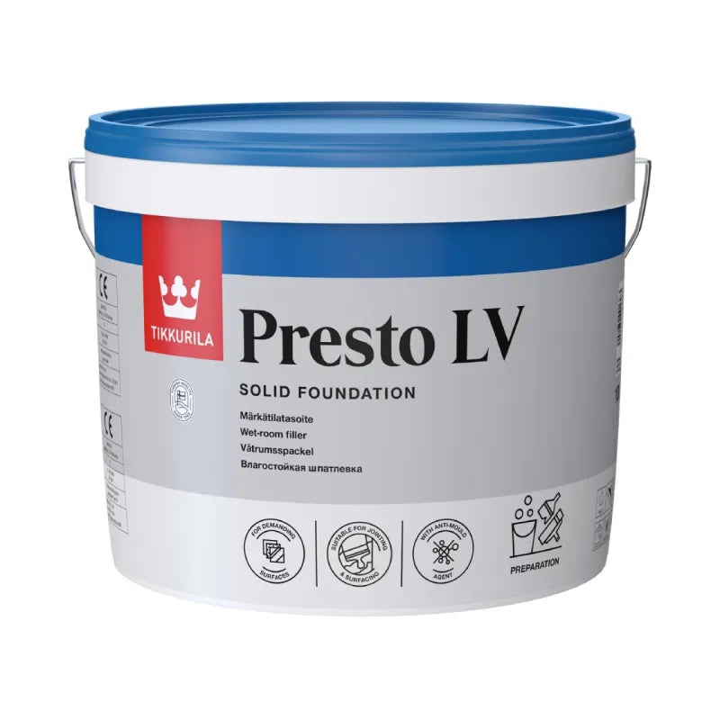 MÄRKÄTILATASOITE PRESTO LV 10L